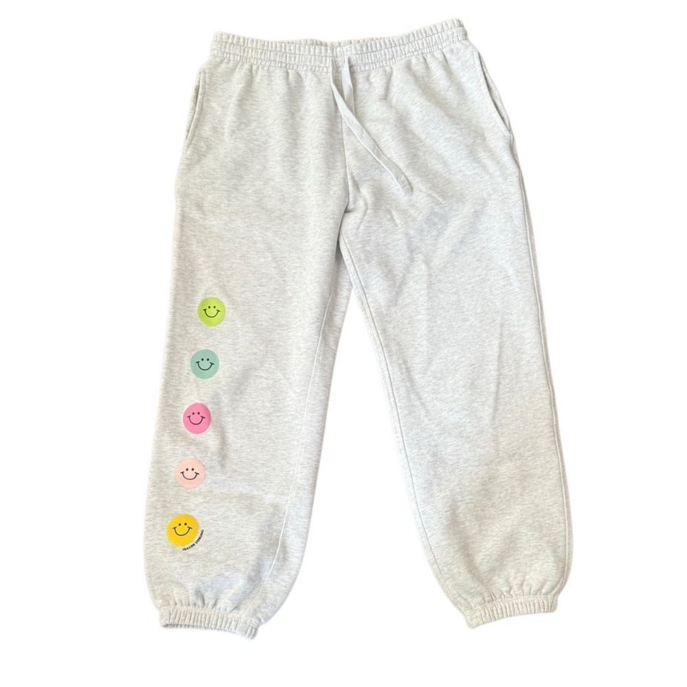 Frasier Sterling Smiley Sweatpants Grey Medium - Picture 2 of 7